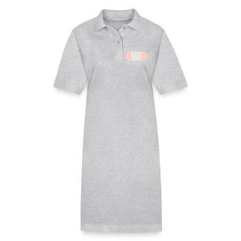 Contrairement aux politiciens, les infirmières doivent être qualifiées - Robe polo bio PAIGER Stanley/Stella Femme - gris chiné - Devant