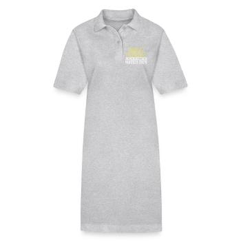 Master 2026 Das wars - Stanley/Stella Frauen Bio-Polokleid PAIGER - Grau meliert - Vorne