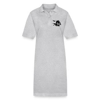 Pilot - Stanley/Stella Frauen Bio-Polokleid PAIGER - Grau meliert - Vorne