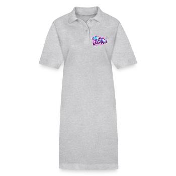Team - Stanley/Stella Frauen Bio-Polokleid PAIGER - Grau meliert - Vorne