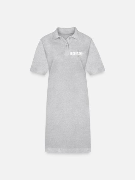 Koordinaten Hiddensee - Stanley/Stella Frauen Bio-Polokleid PAIGER - Grau meliert