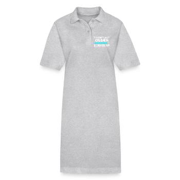 Funny Gaming - Stanley/Stella Frauen Bio-Polokleid PAIGER - Grau meliert - Vorne