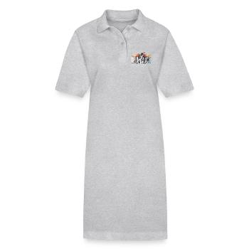 Breakdance Breakdancer Bboy - Robe polo bio PAIGER Stanley/Stella Femme - gris chiné - Devant