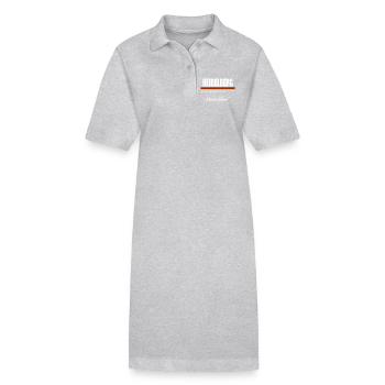 Heidelberg - Robe polo bio PAIGER Stanley/Stella Femme - gris chiné - Devant