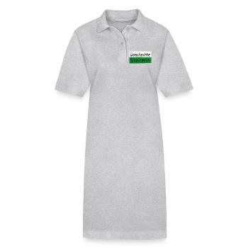 Woschechte Steirerin, Steiermark, Mundart, Dialekt - Stanley/Stella Frauen Bio-Polokleid PAIGER - Grau meliert - Vorne
