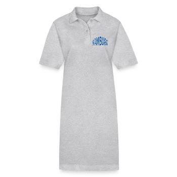 Hamburg - Stanley/Stella Frauen Bio-Polokleid PAIGER - Grau meliert - Vorne