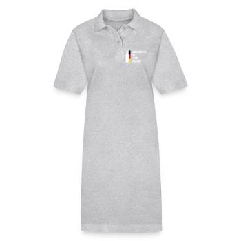 Institut fédéral des bières délicieuses - Robe polo bio PAIGER Stanley/Stella Femme - gris chiné - Devant