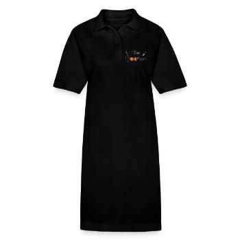 Miss cookies - Stanley/Stella PAIGER Organic Women’s Polo Dress - black - Front