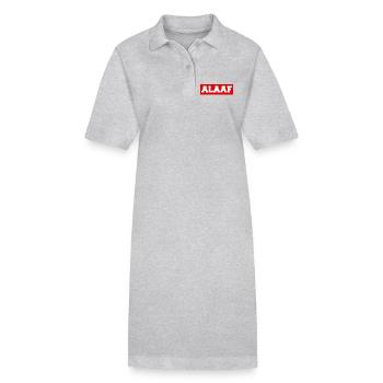 ALAAF - Stanley/Stella Frauen Bio-Polokleid PAIGER - Grau meliert - Vorne