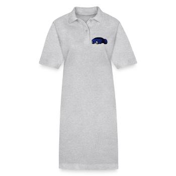 Sports Car - Sports Car - Coupé - Stanley/Stella PAIGER Organic Women’s Polo Dress - heather grey - Front