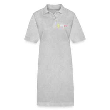 Bring them home NOW! - Stanley/Stella PAIGER Organic Women’s Polo Dress - heather grey - Front