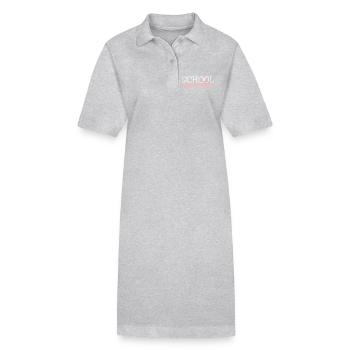 Conseiller scolaire Conseiller d’orientation professionnelle - Robe polo bio PAIGER Stanley/Stella Femme - gris chiné - Devant