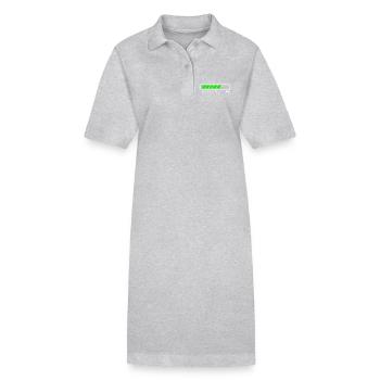 Noch lädend – Patience Gamer - BLC - Stanley/Stella Frauen Bio-Polokleid PAIGER - Grau meliert - Vorne