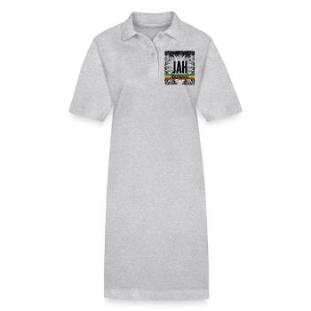 Jah Rastafari Roots reggae - Robe polo bio PAIGER Stanley/Stella Femme - gris chiné - Devant