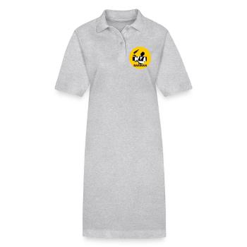 Bartender - Stanley/Stella PAIGER Organic Women’s Polo Dress - heather grey - Front
