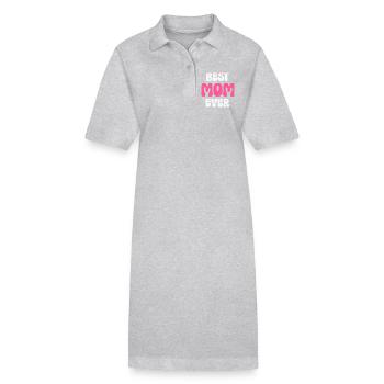 Maman Maman - Robe polo bio PAIGER Stanley/Stella Femme - gris chiné - Devant