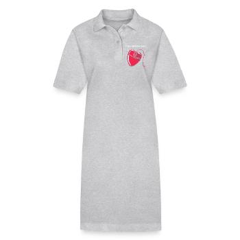 Kaufrausch Cyber Monday - Stanley/Stella Frauen Bio-Polokleid PAIGER - Grau meliert - Vorne