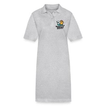 Lustiges Putzen Design - Stanley/Stella Frauen Bio-Polokleid PAIGER - Schwarz - Vorne