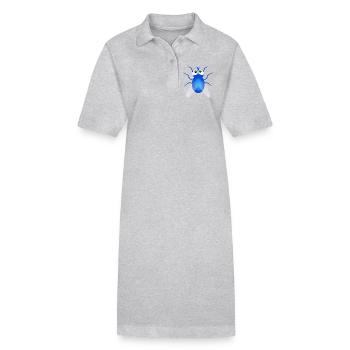 fliegen - Stanley/Stella Frauen Bio-Polokleid PAIGER - Grau meliert - Vorne