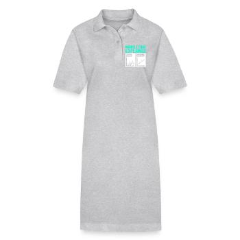 Responsable marketing - Robe polo bio PAIGER Stanley/Stella Femme - gris chiné - Devant