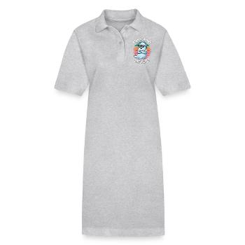 This is some boo sheet - Stanley/Stella PAIGER Organic Women’s Polo Dress - heather grey - Front