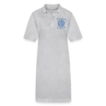 Surfer Design Surfer Expert Planche de surf - Robe polo bio PAIGER Stanley/Stella Femme - gris chiné - Devant