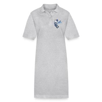 Anime Jump Parkour Streetstyle Sport - Robe polo bio PAIGER Stanley/Stella Femme - gris chiné - Devant