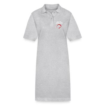 Bringen Sie Ihren Motor auf Touren - Stanley/Stella Frauen Bio-Polokleid PAIGER - Grau meliert - Vorne