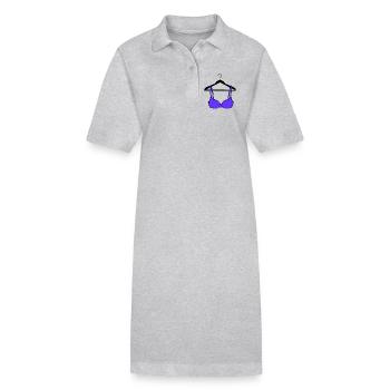 Soutien-gorge bleu au cintre - Robe polo bio PAIGER Stanley/Stella Femme - gris chiné - Devant