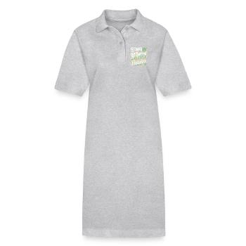 Expert en santé nutritionnelle - Robe polo bio PAIGER Stanley/Stella Femme - gris chiné - Devant
