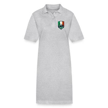 Magical Venice - Stanley/Stella PAIGER Organic Women’s Polo Dress - heather grey - Front