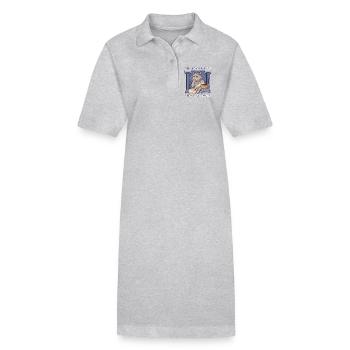 kein Geld - Stanley/Stella Frauen Bio-Polokleid PAIGER - Grau meliert - Vorne