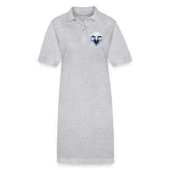 Eagle Bald Eagle Golden Eagle White-tailed Eagle - Stanley/Stella PAIGER Organic Women’s Polo Dress - heather grey - Front