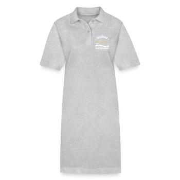 It's A Shannon Thing Surname Gift - Stanley/Stella PAIGER Organic Women’s Polo Dress - heather grey - Front
