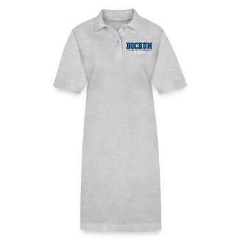 Bochum - Stanley/Stella Frauen Bio-Polokleid PAIGER - Grau meliert - Vorne