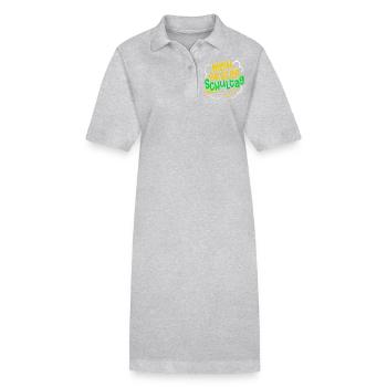 Einschulung Erster Schultag - Stanley/Stella Frauen Bio-Polokleid PAIGER - Grau meliert - Vorne