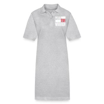 Muay Thai - Stanley/Stella Frauen Bio-Polokleid PAIGER - Grau meliert - Vorne
