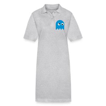 Game Classics Ghost - Stanley/Stella Frauen Bio-Polokleid PAIGER - Grau meliert - Vorne