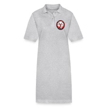 Rudolph das Rentier - Stanley/Stella Frauen Bio-Polokleid PAIGER - Grau meliert - Vorne