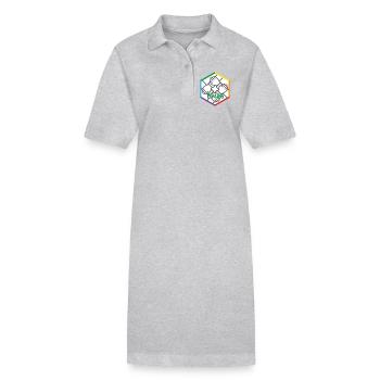 Logo DM 2026_new - Robe polo bio PAIGER Stanley/Stella Femme - gris chiné - Devant