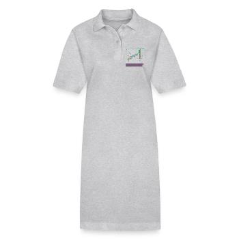 Trading Exchange Crypto Stocks - Stanley/Stella PAIGER Organic Women’s Polo Dress - heather grey - Front