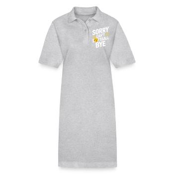 Softball Joueur de softball Drôle de cadeau de softball - Robe polo bio PAIGER Stanley/Stella Femme - gris chiné - Devant