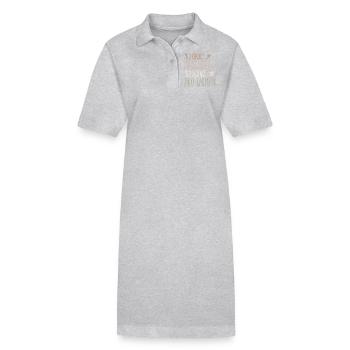 Pro Choice Pro Liebe Pro Wissenschaft Pro Frauen Feministin - Stanley/Stella Frauen Bio-Polokleid PAIGER - Grau meliert - Vorne