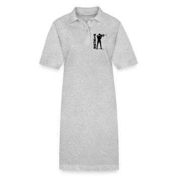 Biathlon - Robe polo bio PAIGER Stanley/Stella Femme - gris chiné - Devant
