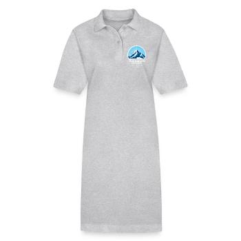 Watzmann Berchtesgaden Ski Hiver Montagne - Robe polo bio PAIGER Stanley/Stella Femme - gris chiné - Devant