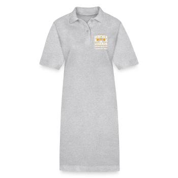 Retraités 2026 - Une légende quitte le site - Robe polo bio PAIGER Stanley/Stella Femme - gris chiné - Devant