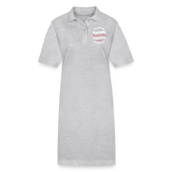 THAÏS PARFAITE - PRENOM THAÏS - Robe polo bio PAIGER Stanley/Stella Femme - gris chiné - Devant