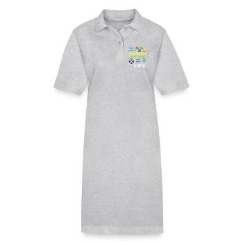 Jeu vidéo Jeu vidéo Jeux Hobby Cadeau - Robe polo bio PAIGER Stanley/Stella Femme - gris chiné - Devant