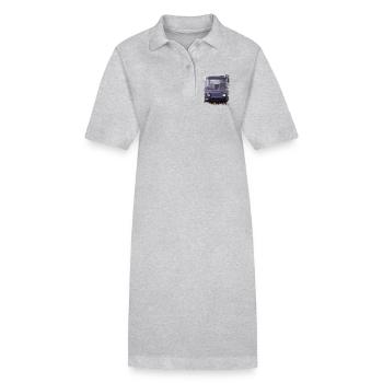Multicar M25 - Stanley/Stella Frauen Bio-Polokleid PAIGER - Grau meliert - Vorne