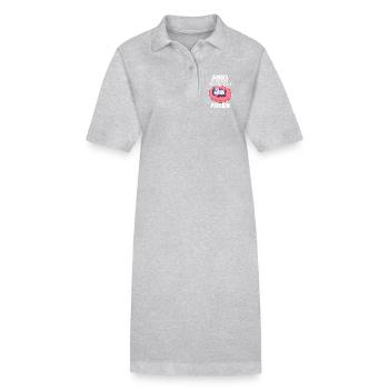 Pinguin Pinguine - Stanley/Stella Frauen Bio-Polokleid PAIGER - Grau meliert - Vorne
